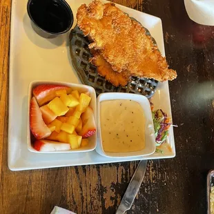 Blue Corn Chicken &amp; Waffles