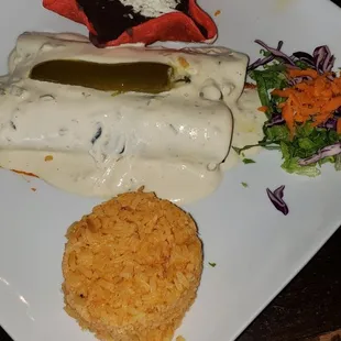 Sour Cream Enchiladas