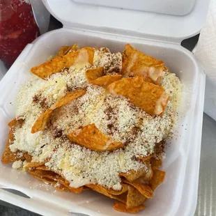 Esquite with Doritos (dorisesquite, I think?)