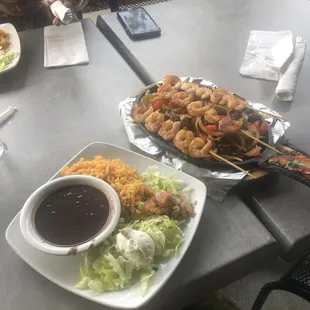 Steak and Shrimp Fajitas