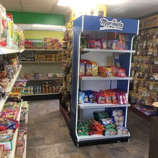 a variety of food items