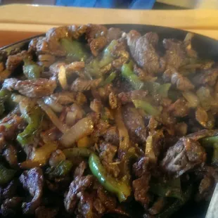 Steak Fajita Plate. A