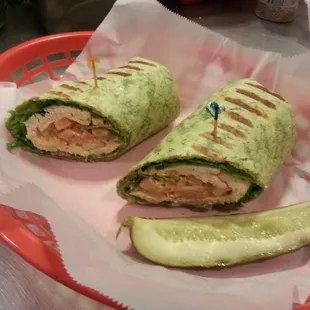 Chicken Wrap with Chipotle Mayo