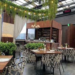 Beautiful patio seating