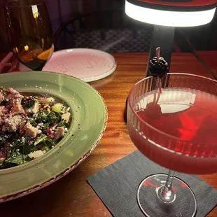 My drink was called first kiss but substituted with tequila. On the sweet side but great.