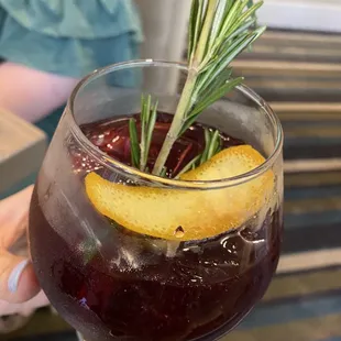 Pomegranate Boulevardier