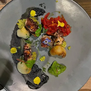 Charred octopus