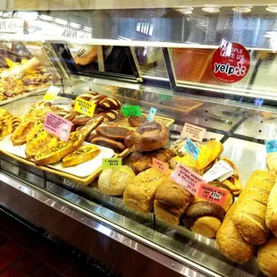 a variety of baked goods