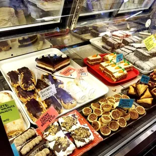 a variety of desserts