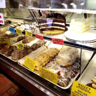 a variety of desserts