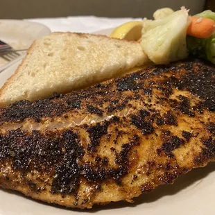 Blackened Gulf Snapper