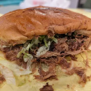 Torta de carnitas