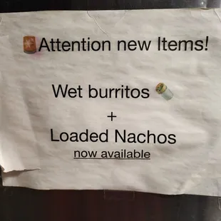 New items available as of 2-23-24