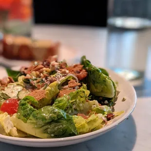 Baby gem Greek salad