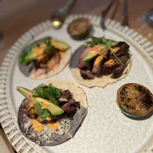 Filet Mignon Tacos* - outstanding flavor profile!