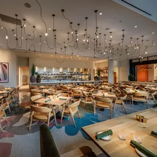  dining area with tables and chairs