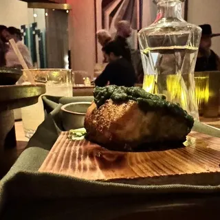 Cedar Plank Roasted Hamachi Verde*