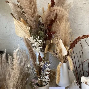 Dried bouquets from my last visit.