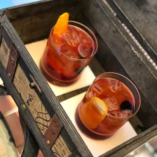Smoked old fashions
