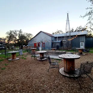 More outdoor seating