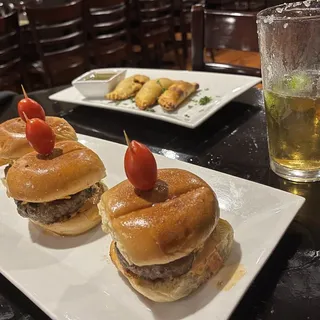 Local Grass Fed-Parmesan Sliders Lunch