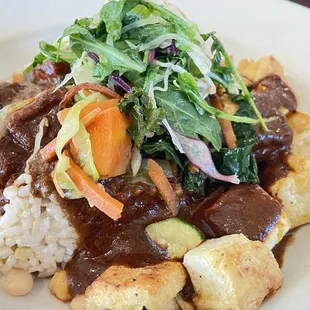 Gringas Con Mol with tofu