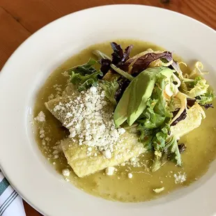 Enchiladas Verdes