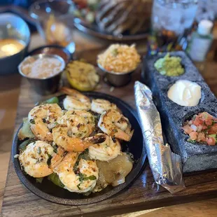 a platter of food