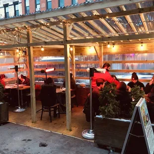 Heated Outdoor Seating