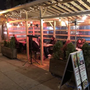 Heated Outdoor Seating