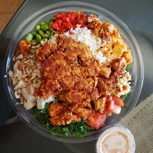 Spicy Taco Salad w/ Chicken Al Pastor