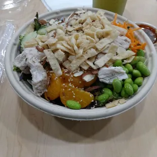 Sesame Sriracha Salad. With Chicken!