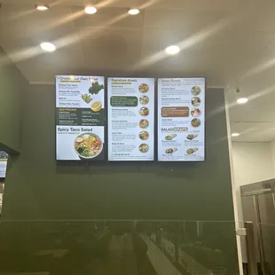 Diverse menu