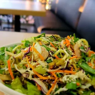Banh Mi Salad Bowl with Shrimp