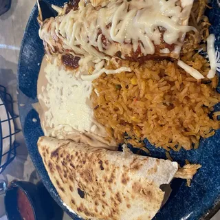 Burrito and Quesadilla