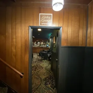 Looking into the bar area.