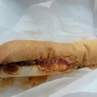 a sub sandwich