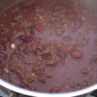 Camping without chili?!? Blasphemy!