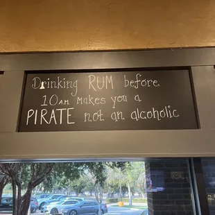 What a great sign on the wall!