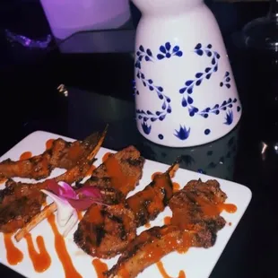 Lamb chops in their signature sauce so yummy