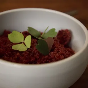 Blueberry lemon elderflower: course 5 Excellent! Loved the different textures in this one.