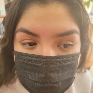 Eyebrow after