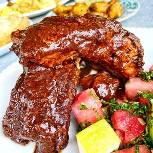 Chili Glazed Blackened Tamarind Ribs