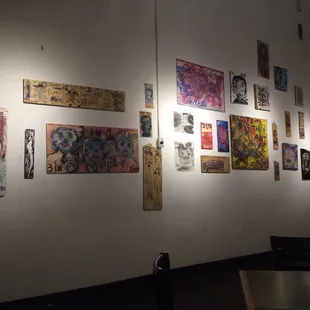 It's like an art gallery.