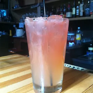The bartender boy Alex, made me a drink so stiff I threw out my back and had to call my wrist chiropractor to re-set my bones.