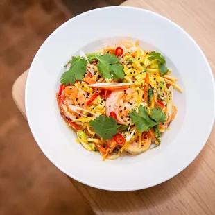 Chilled Shrimp Soba Noodle Salad