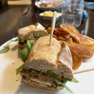 Swordfish Milanese sandwich