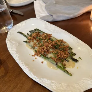 Grilled Asparagus (parmesan, black pepper, lemon)