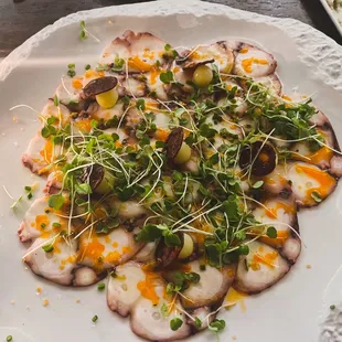 Octopus Carpaccio