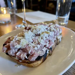 Beef Tartare Toast